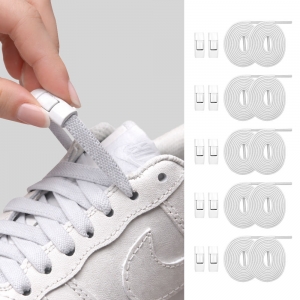 모락 매듭없는 신발끈 + 고정클립 5켤레 세트