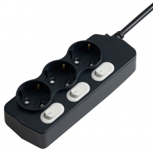 보에담 멀티탭 개별스위치 3구