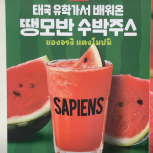 [서울/마포구] 커피사피엔스 본점 (수박주스+버터떡)