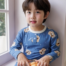 붕어빵베어 소프트웜 파자마 세트